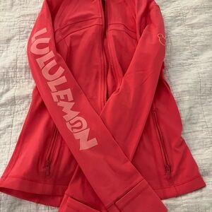 Lululemon Athletica Cherry Red Zip-Up Jacket